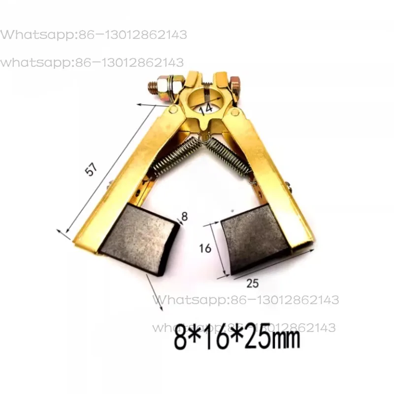 Herringbone Carbon Brush Holder for Power Tools, Hole Diameter 14mm Size 14-25 16 8mm Length 57mm