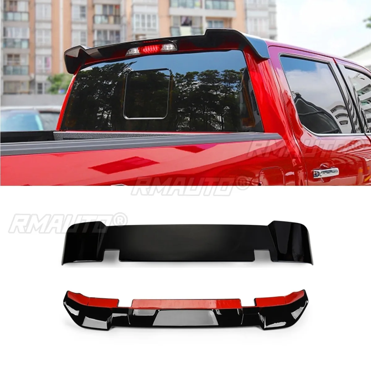 

For Ford Raptor F150 2021-2024 Rear Trunk Spoiler Wing Rear Roof Spoiler Roof Wing Body Kit Car Accessories