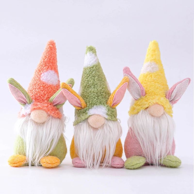 

1pc Christmas Cute Faceless Gnome Rabbit Doll Handmade Home Decoration Hanging doll birthday Party Decor Ornaments Kids Gifts