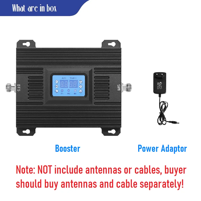 Far Distance Customized Frequency 80dB B28 B20 B8 B7 B3 B1 High Gain 3G 4G 5G Network Repeater Amplifier Booster Enhancer