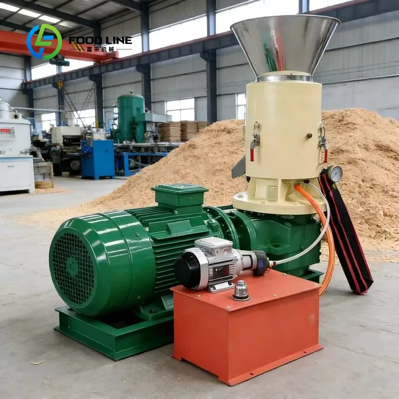 Customized wood pellet mill heavy duty pelletizing equipment for large scale biomass energy project commercial plant application