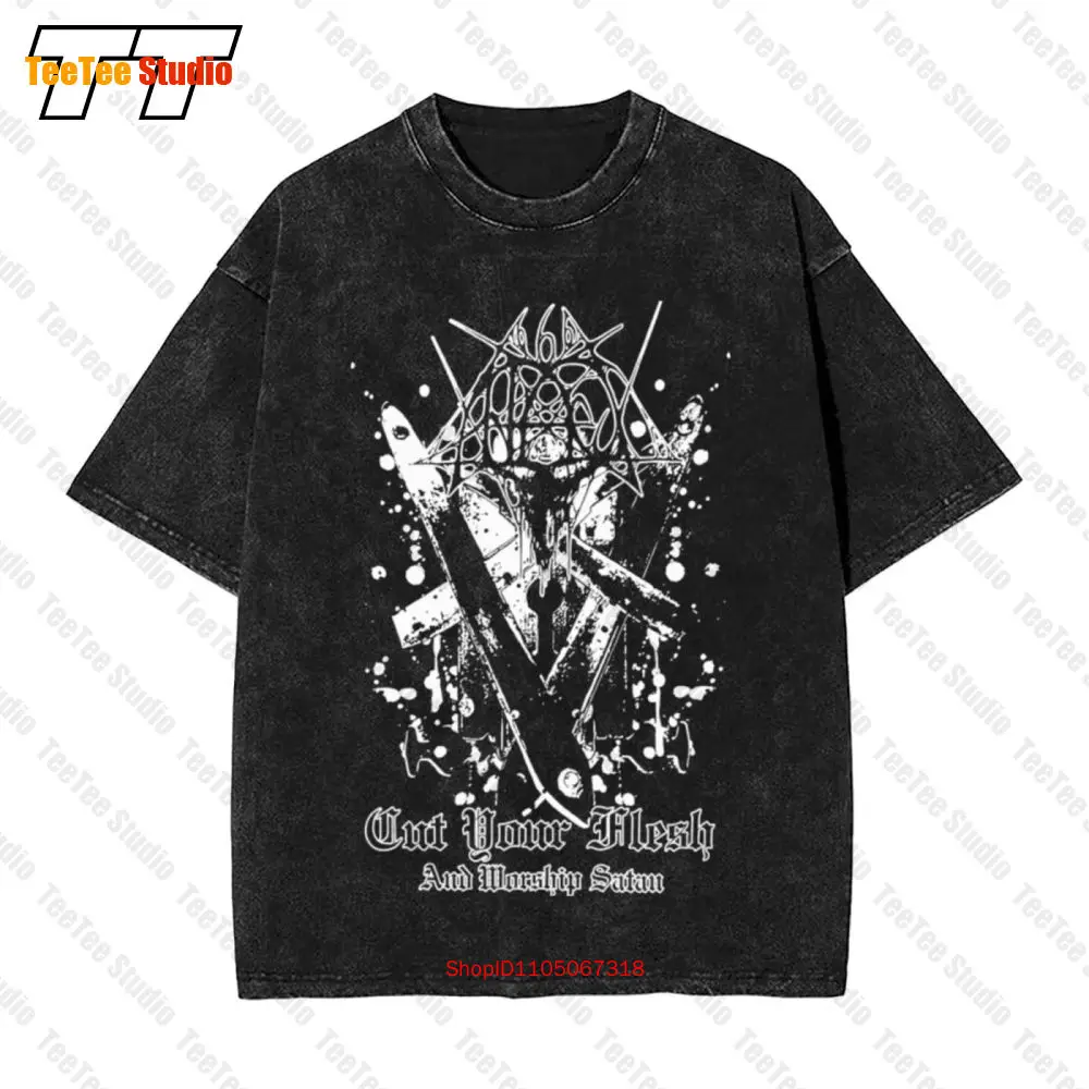 

Antaeus Cut Your, The Chasm, Urgehal, Urfaust, Inquisition Винтажная футболка большого размера KG10
