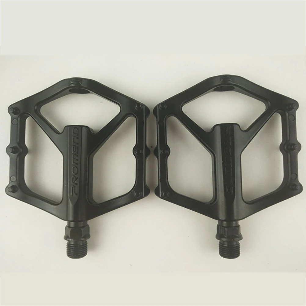 

1 Pair Aluminum Alloy Mountain Bike Pedals Bike Treadle Pedals for Mountain Cycling Road Bicycles (Black)