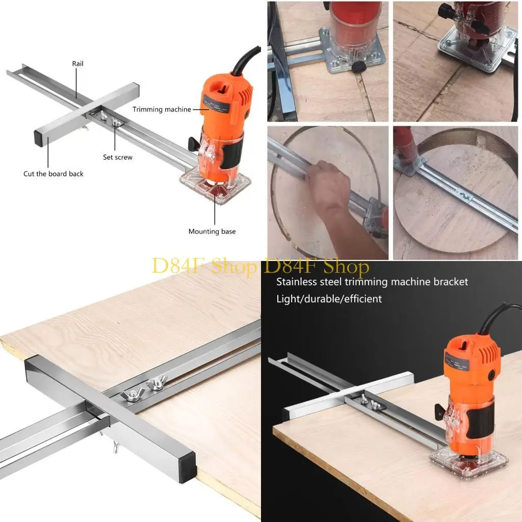 D84F Router Milling Grooves Bracket, Router Milling Grooves, Router Table Plate, Milling Board Trimming Machine