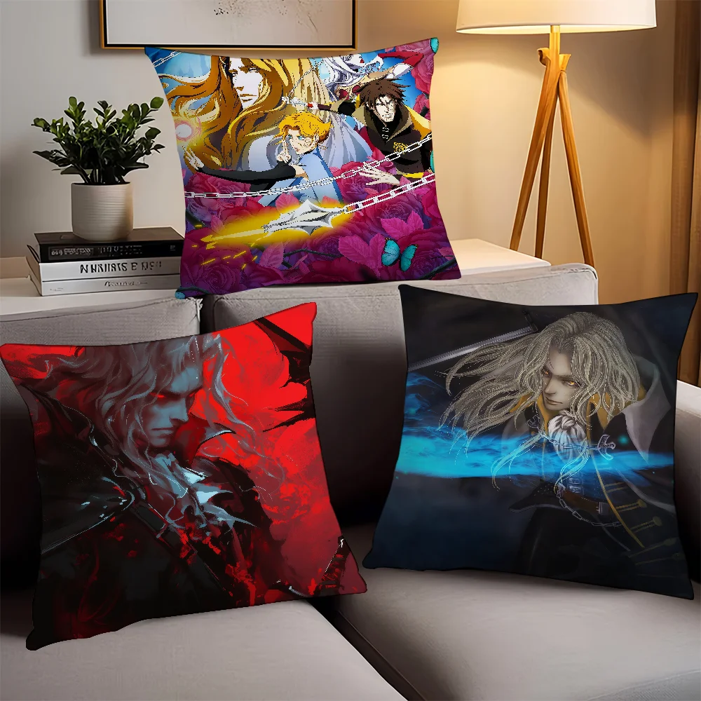Alucard C-CastlevaniaS Pillow Case Office Cushions Suitable For Sofa Car Bedroom Decorative Cushion Cover