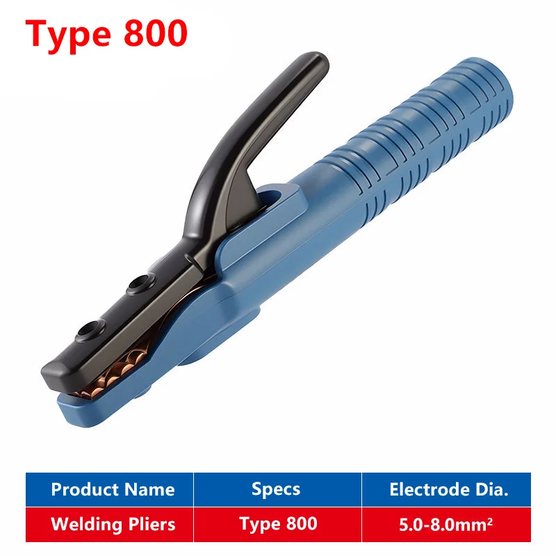 300 500 800A Lasteer tangen koper grote geleider lage temperatuurstijging handgereedschap voor booglasapparaat metaalbewerking reparatie