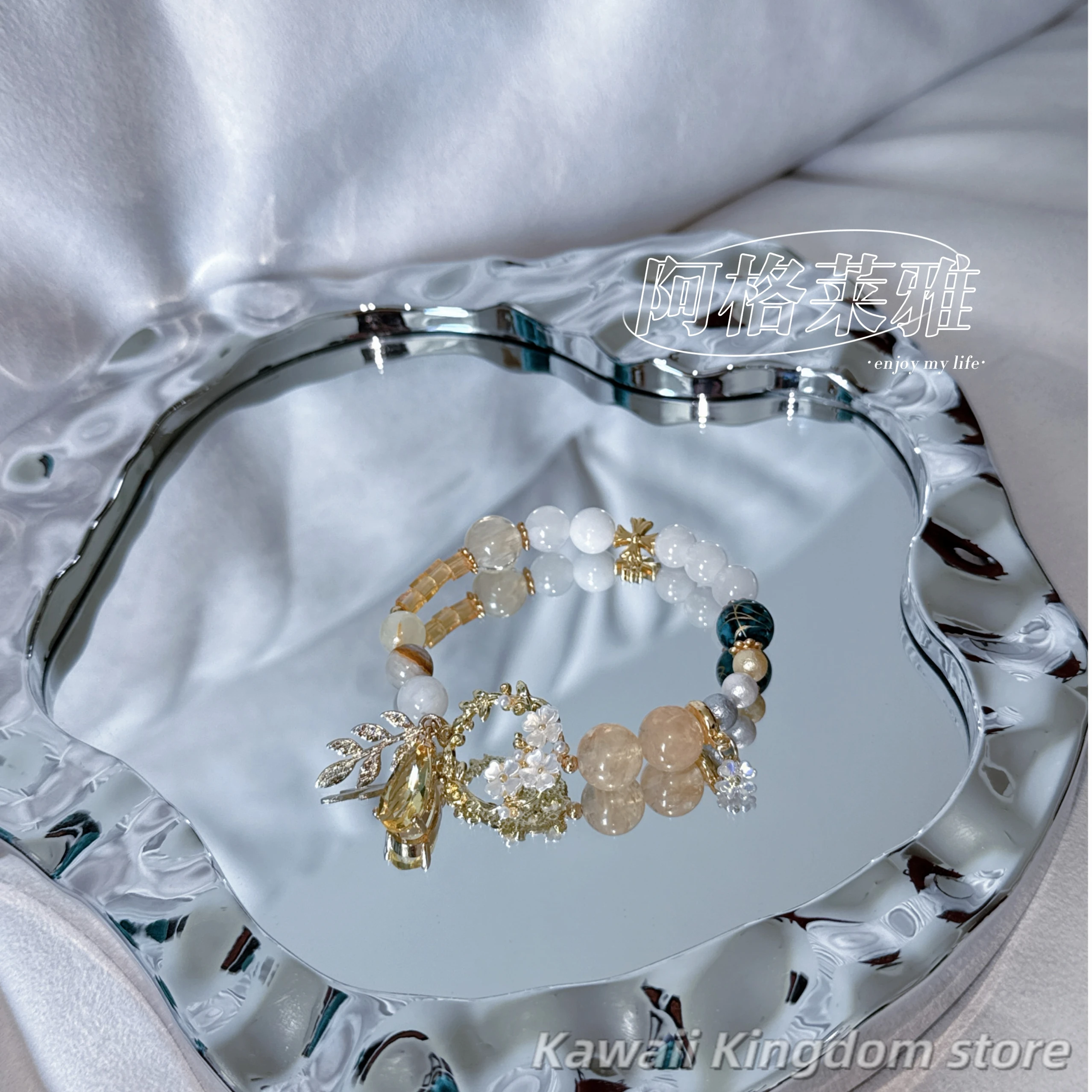 لعبة هونكاي: ستار ريل أغلايا أنيمي تأثيري أساور يدوية الصنع مجوهرات لعبة سلسلة اليد اكسسوارات الدعائم هدية