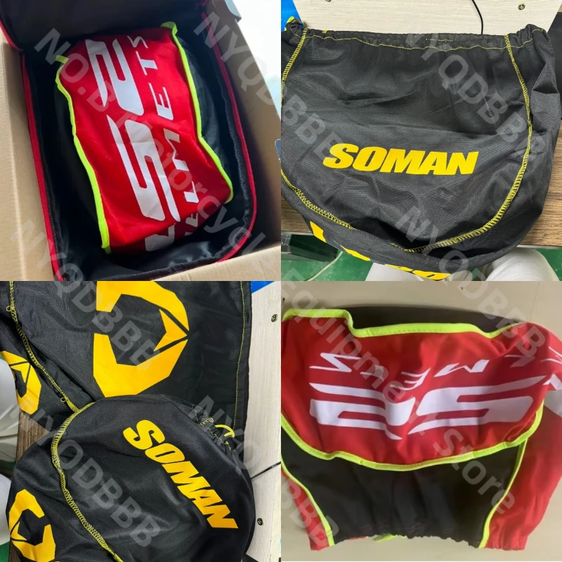 Helmet Storage Bag SOMAN and LS2 Protect The Outer Layer of The Helmet with Scratch Resistant and Wear-resistant Pockets