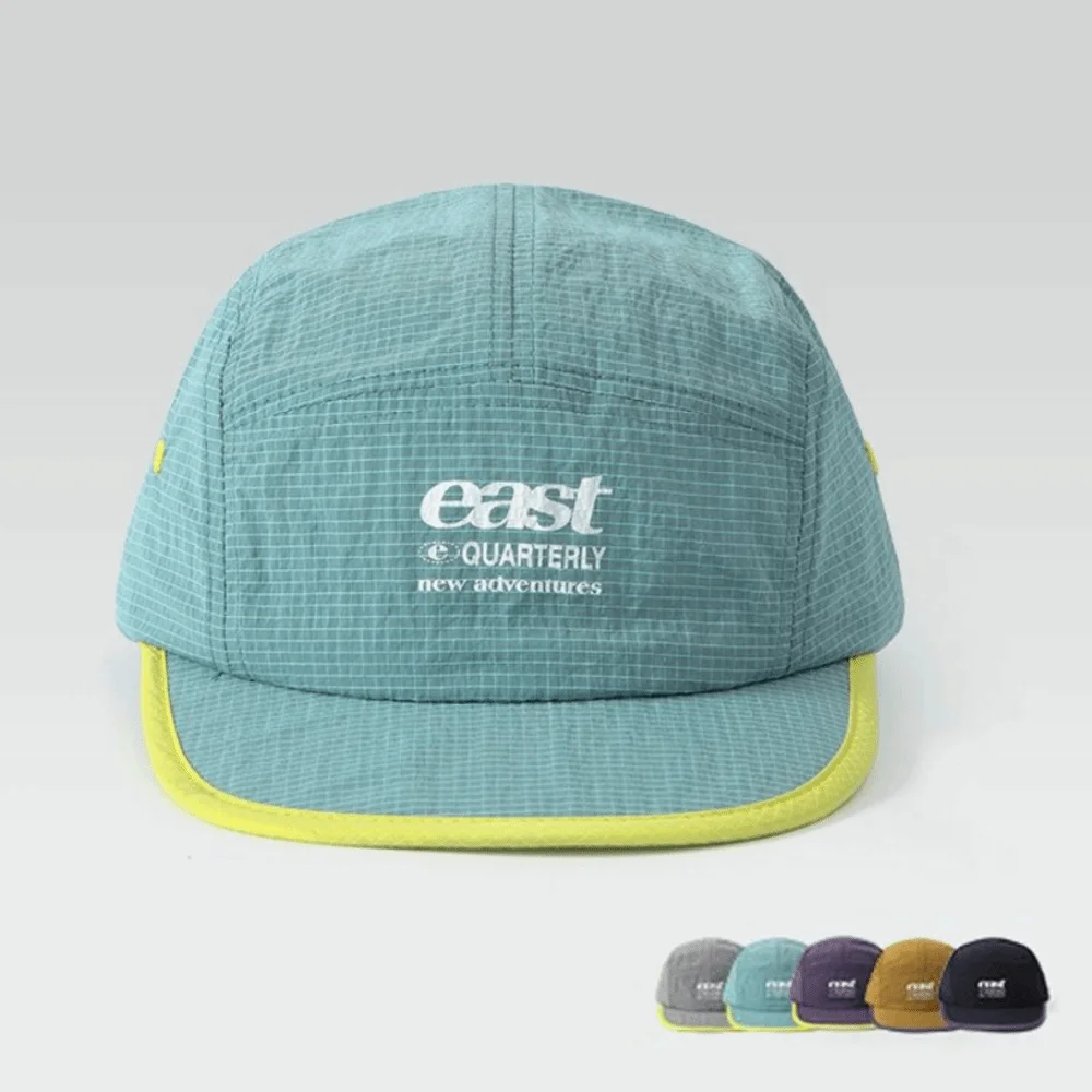 Outdoor Sports 5-Panel Baseball Cap Flat-brimmed Quick-Dry Duckbill Hat Breathable Ultralight Soft Brim Sun Hat