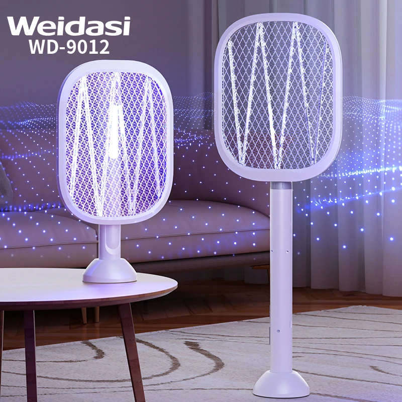 Foldable Electric Mosquito Killer USB Rechargeable Fly Trap Mosquito Swatter Racket Insect Killer With UV Light Bug Zapper