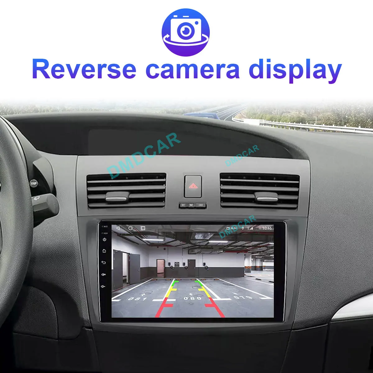 Android 14 Carplay Автомобильный радиоприемник Мультимедийный плеер для Mazda 3 2004-2009 Мультимедийное видео 2Din DVD Стереодинамик Аудио головное устройство