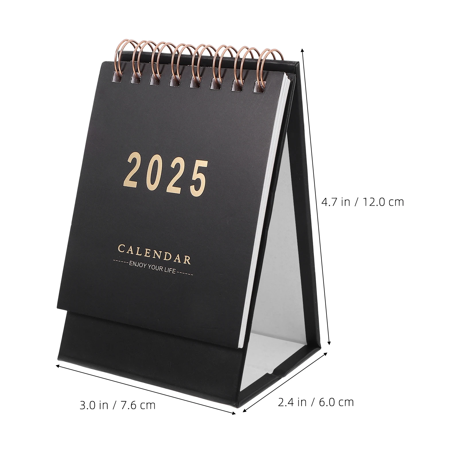 

Freestanding Flip Desk Calendar 2024-2025 Mini Desktop Monthly Memo Calendar Thick Paper Office Supplies Office Desk Supplies