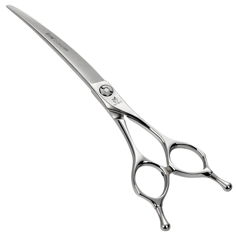 

Fenice JP ATS314 Steel 7 inch 35 Curved Scissors Pet Dog Grooming Scissors Shears Pet Curved Scissors Dogs Products