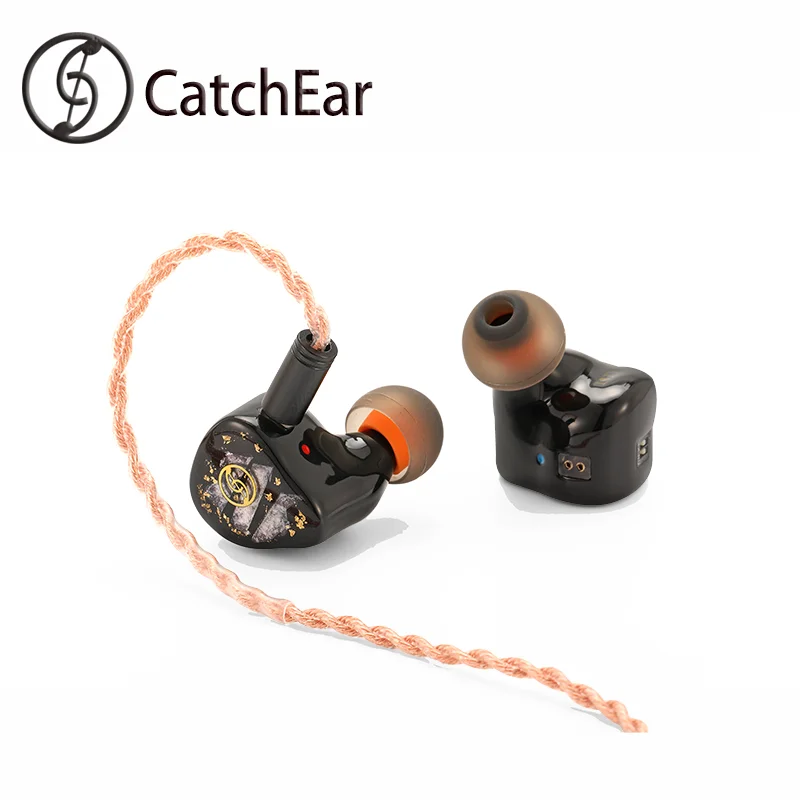 

CatchEar CE6T 2DD+3BA+1 Bone Conduction Driver Tribrid 2Pin 0.78mm 4.4mm Balanced Audiophile In-Ear Earphone with Tuning Switch