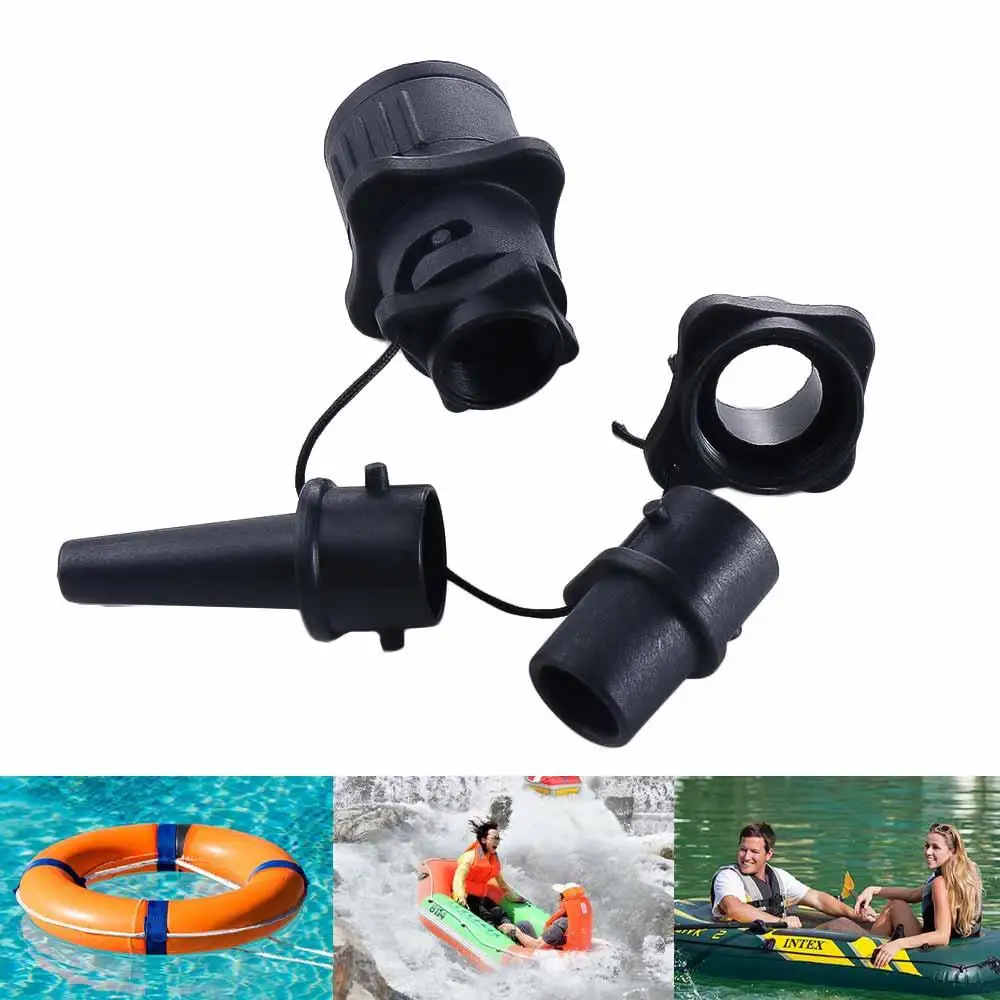 Adaptador de tabla de Paddle de Surf, cabezal inflable, adaptador de válvula de bomba de Kayak, adaptador de bomba de barco, conversión de adaptador de válvula