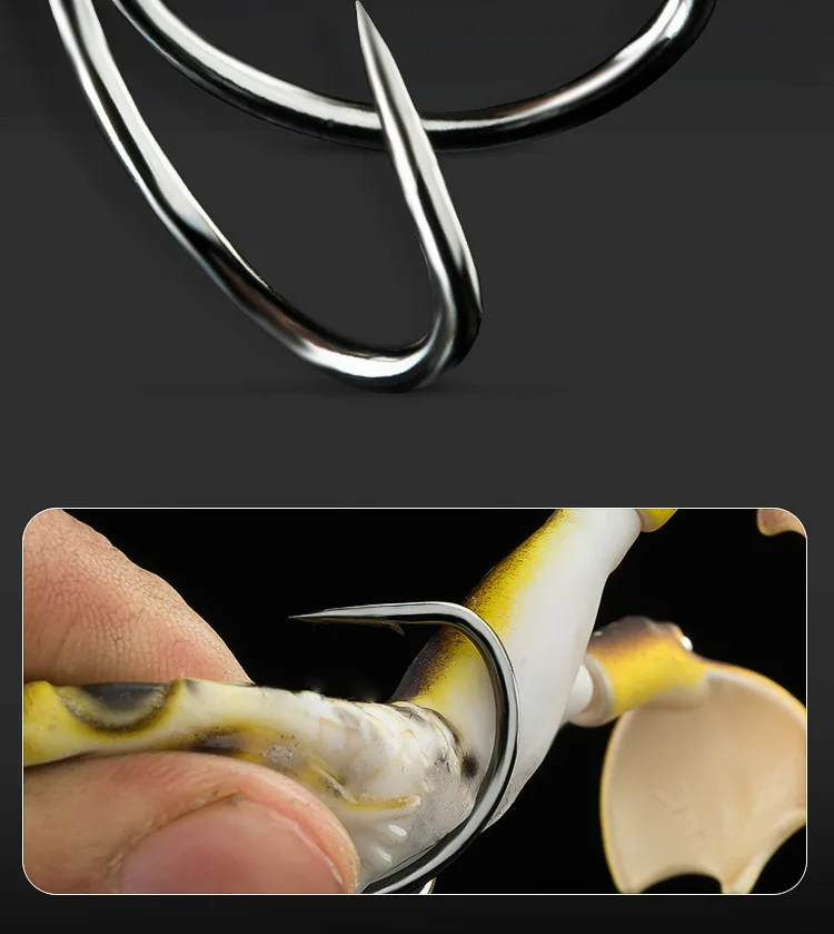 CIBO Frosch-Enten-Fischköder - Propeller-Crankbait-Köder, mit Schwimmendem Rotierendem Schwanz-Traktor-Kit Zubehör – Detail 3