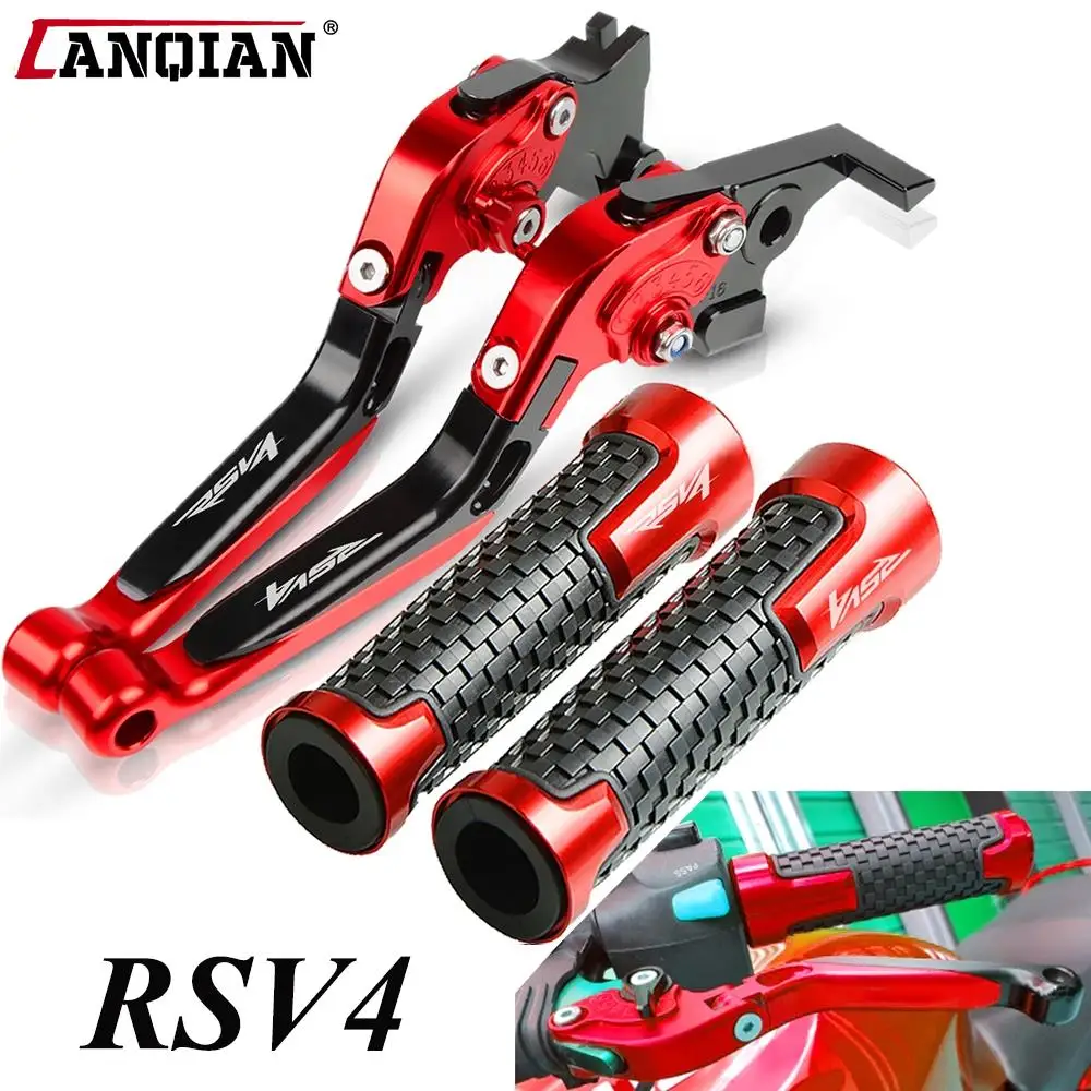 

For APRILIA RSV4 FACTORY R RR RSV4R RSV4RR 2009-2019 2018 2017 2016 Motorcycle Accessories Brake Clutch Levers Handle Bar Grips