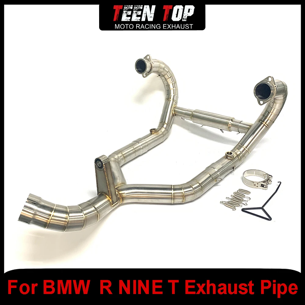 For BMW R NINE T Moto Bike Exhaust Header Link Pipe R Nine T Steel Motorcycle Exhuast Elbow Connect Original Tube