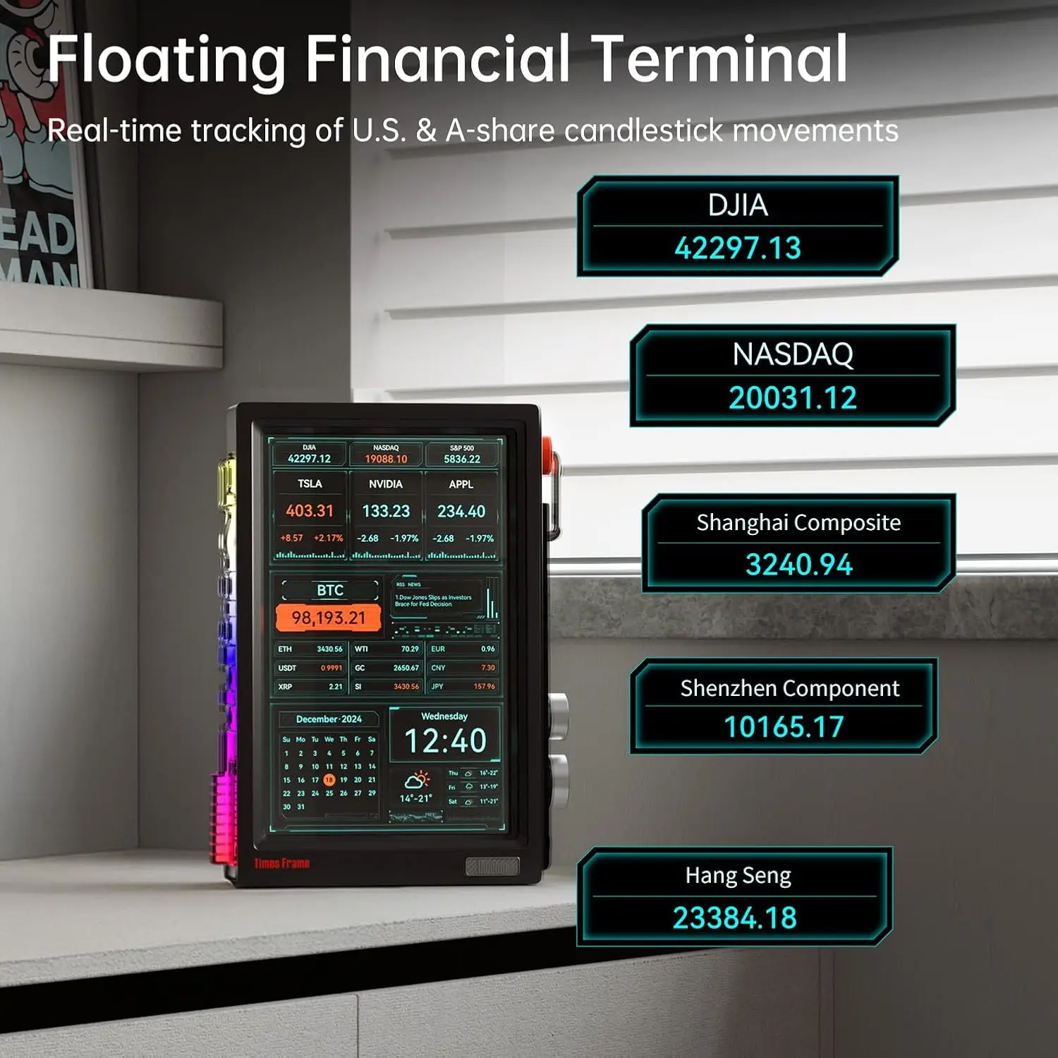 【2026】إطار Divoom Times WiFi 10.1 بوصة إطار صورة رقمي 64 جيجابايت شاشة شفافة تطبيق مجاني لمشاركة الصور والفيديو على مدار الساعة Fa
