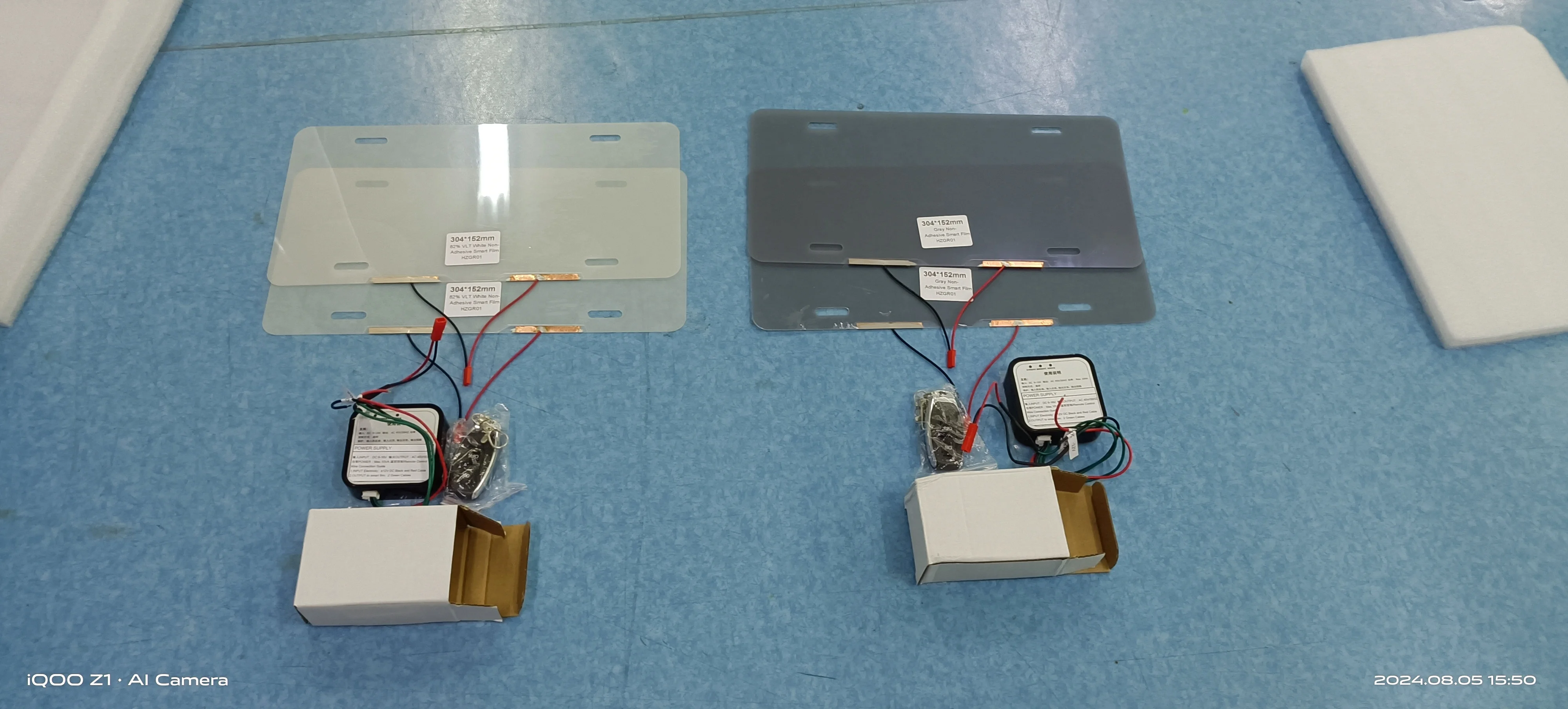 American and European regulations, using PDLC smart film for car license plates in various countries