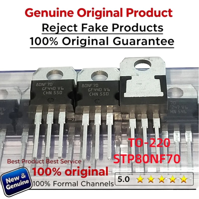 10-50PCS 100% new original MOSFET 80NF70 STP80NF70 98A 68V N-channel Power MOSFET TransistorI IC In Stock Wholesale TO-220