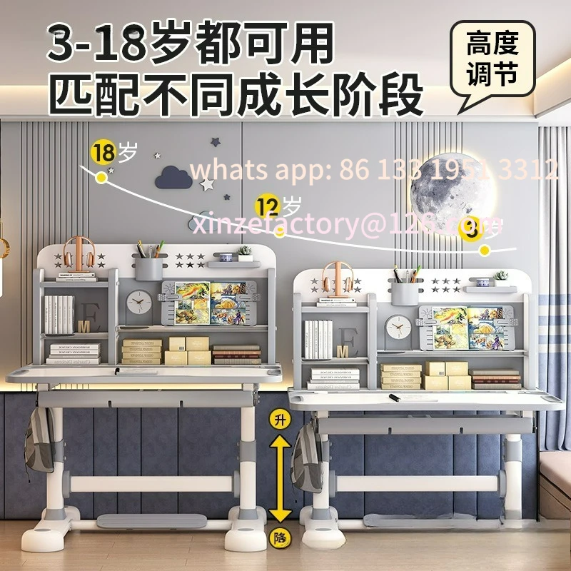 مجموعة مكتب وكرسي لتعلم الكتابة على الجدران قابلة للتخصيص