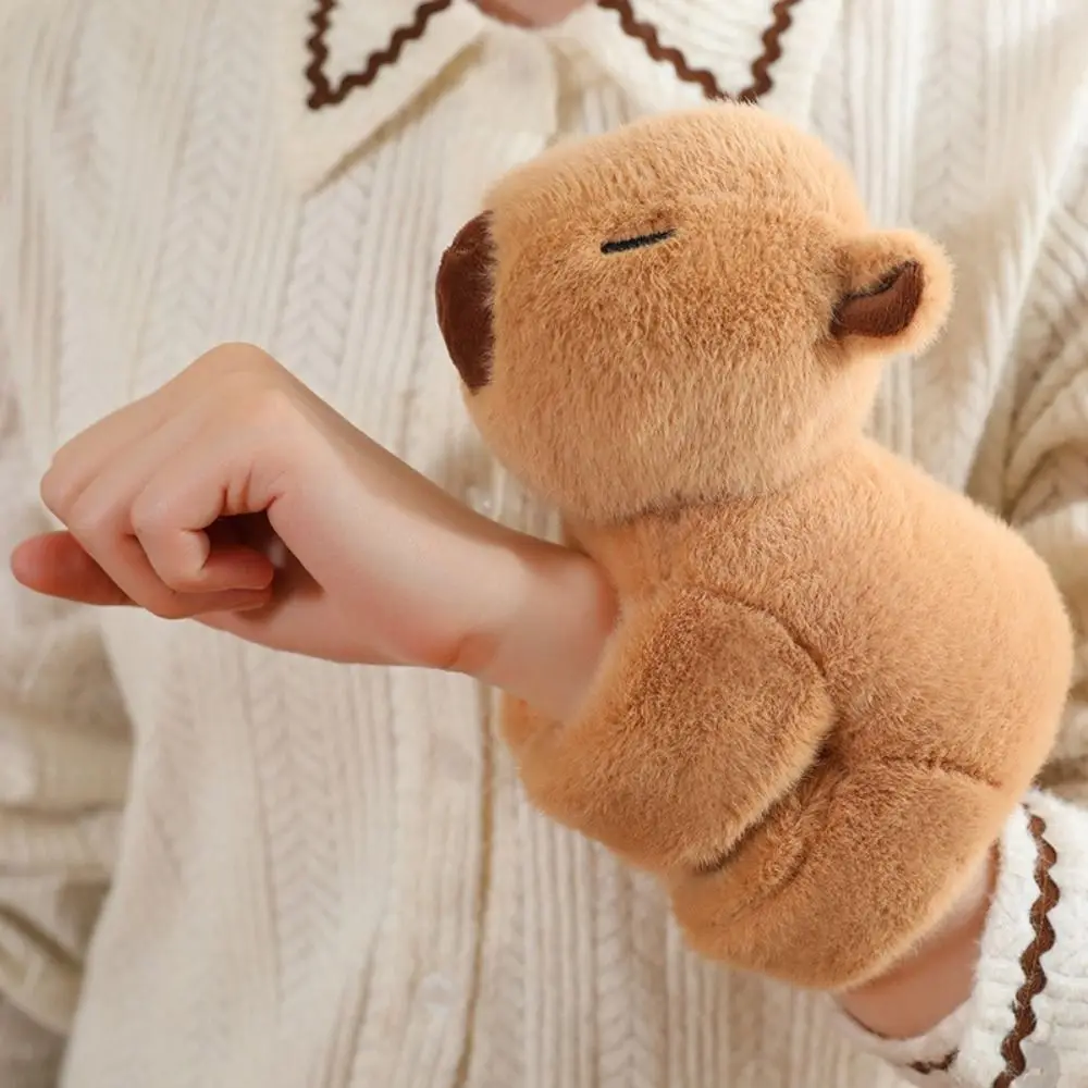 

Stuffed Animals Panda Slap Bracelet Series Raccoon Simulation Slap Bracelet Capybara Cute Monkey Wrist Band BirthdayGift