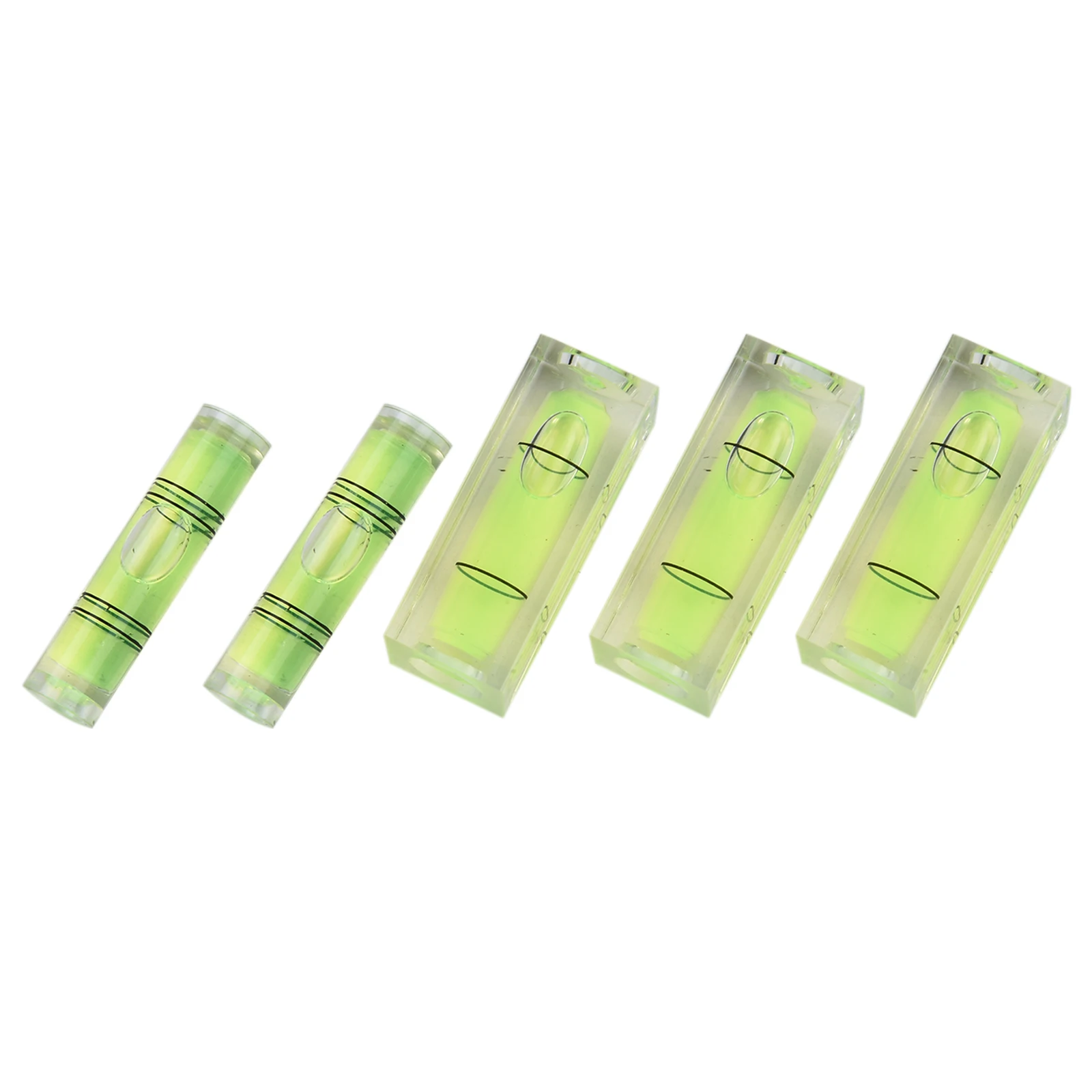 3pcs Square Levelers 2pcs Cylindrical Levelers Versatile Set For Precise Measurements Displaying Storing Household Tools