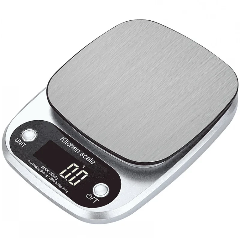 

10KG/1G 3KG/0.1G Kitchen Home Food Electronic Scales High Accuracy Jewelry Food Diet Scales Stainless Steel Bench Scale