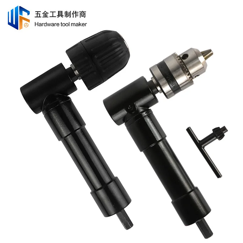 

Factory direct sales hand drill three jaw chuck right angle punching power tool accessories 90 degree corner drilling corner