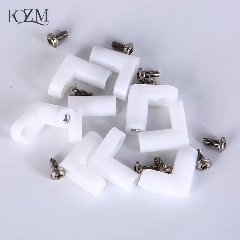 10pcs fixed plastic pcb mounting feet 20mm L type feet with screws