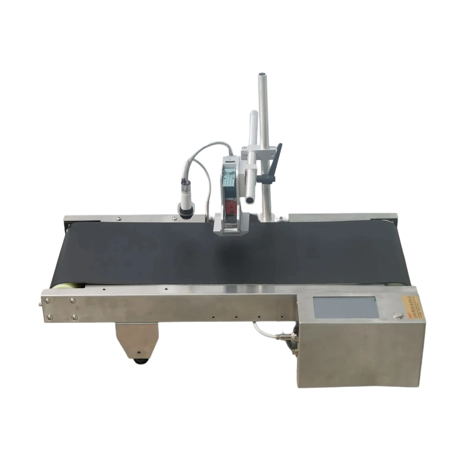 Stampante a getto d'inchiostro con codice QR con trasportatore manuale per macchina integrata con touch screen intelligente da 4,3 pollici SP130