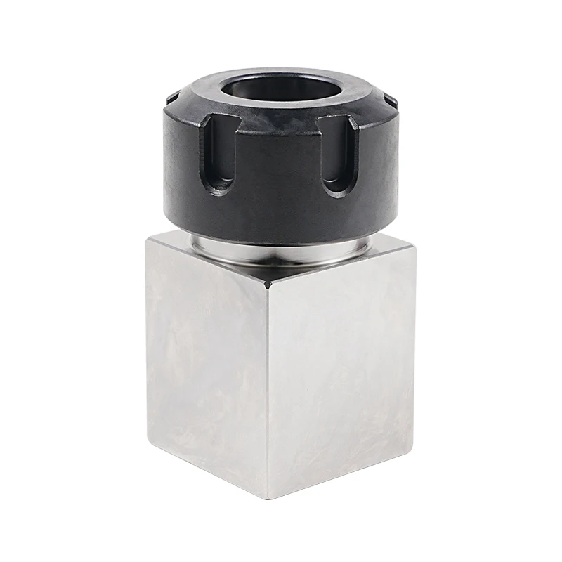 ER Square Hex Collet Block ER/25/32/40 Block Chuck Holder Workholding Holder for CNC Lathe Engraving Machine