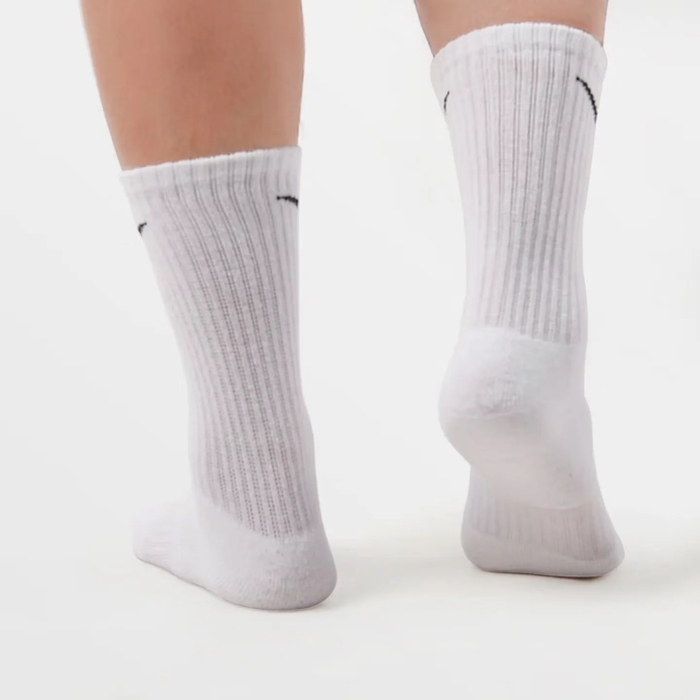 Nike Everyday Cushion Crew Logo Running Crew Socken Unisex Combo Pack Weiß SX7664-100 – Detail 6
