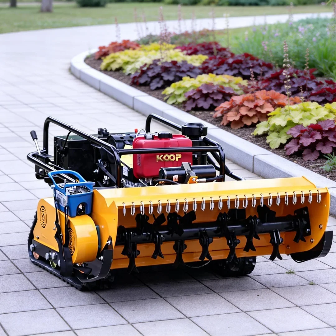 

Customized High Efficiency Shredder Flail Lawn Mower - 800-1000mm Cutting Width 55° Gradeability Suitable For Lawn Garden