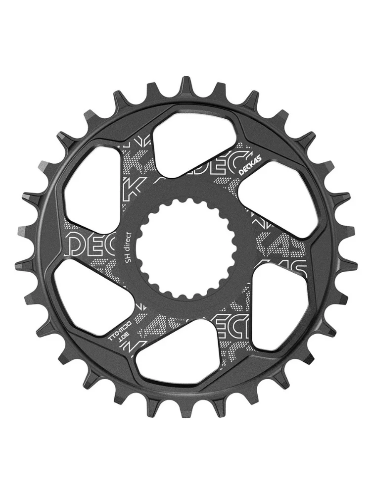 DECKAS Chainring Oval forShimano Direct Mount M6100 M9100 M9120 M8100 M8120 M8130 M7100 MT900 XTR SLX Spider Adapter 12 Speed