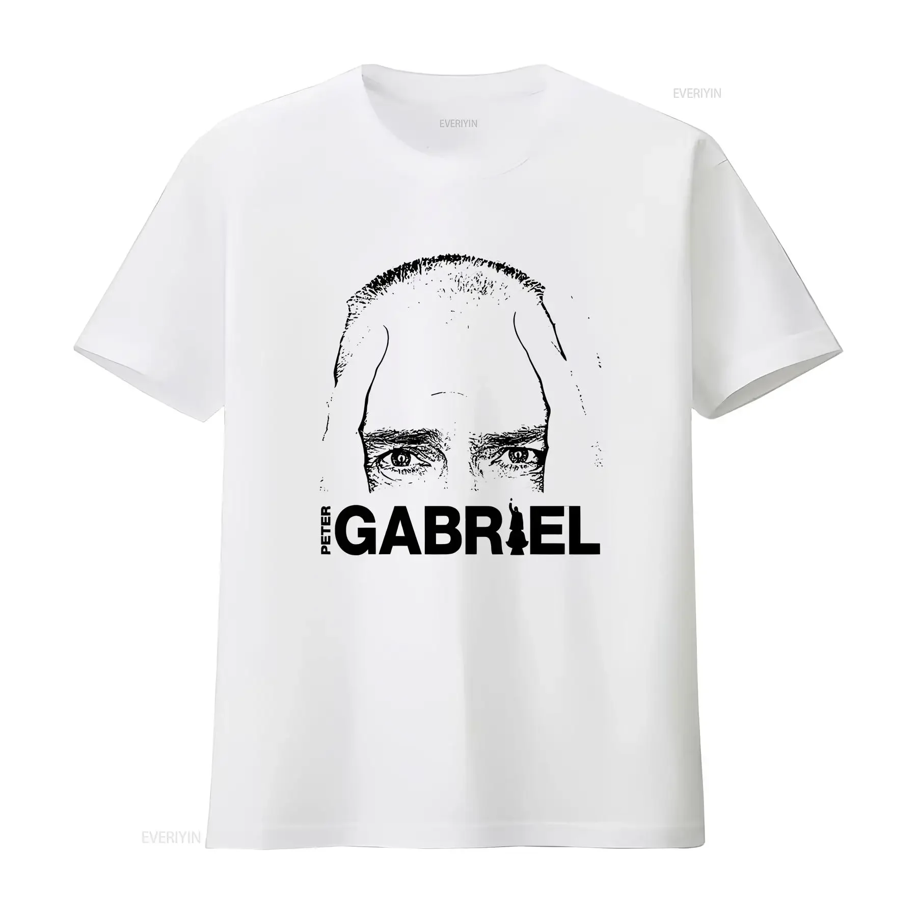 

Футболка Peter Gabriel txt винтажная стираная дизайнерская одежда Растянутая стильная слегка универсальная модная мягкая дышащая одежда