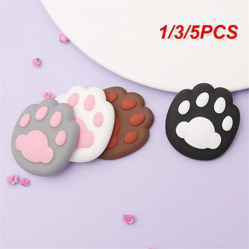 Cat Claw Anti-collision Pad Cute Door Handle Anti-collision Sticker Three-dimensional Silicone 3D Protection Wall