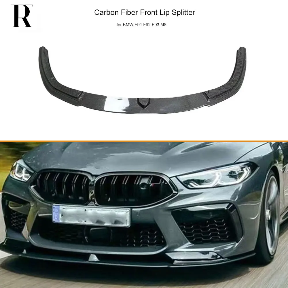 

AC Style Carbon Fiber Front Bumper Chin Lip Splitter for BMW F91 F92 F93 M8 2019-UP