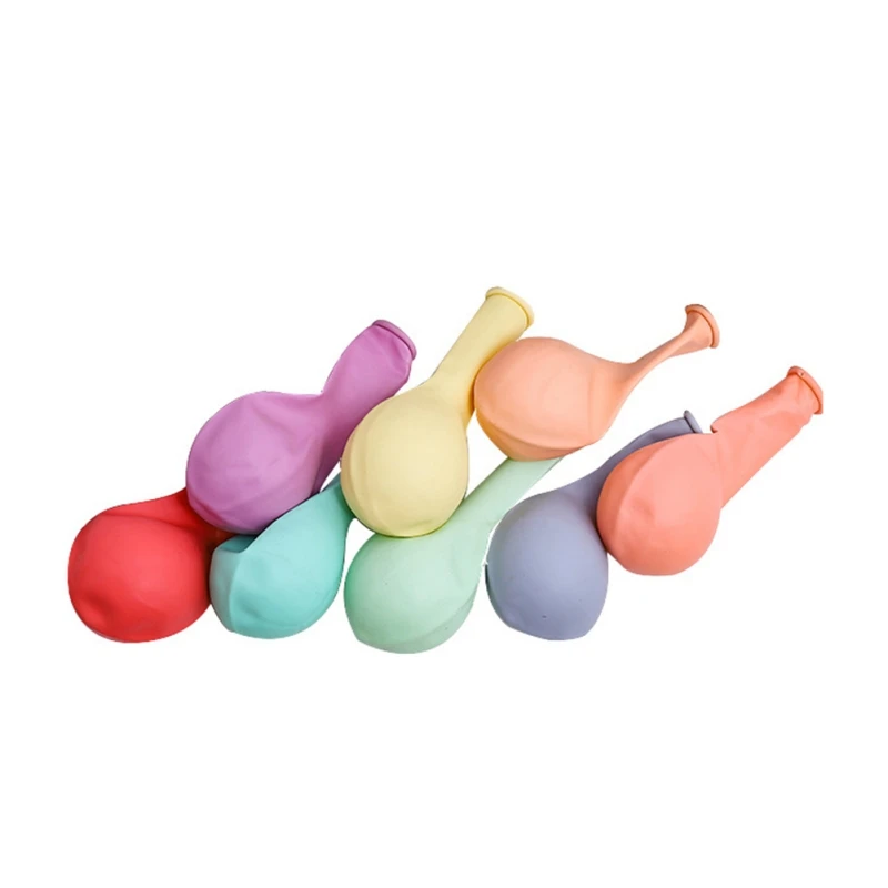 100pcs 5-12\'\' Latex Macaroon Balloon Kids Birthday Wedding Balloons Party Wedding Decoration Sweet Colorful Air Ball Arch Baloon