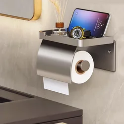 Toilet Paper Box Roll Paper Holder Wall Mounted Toilet Tissue Paper Storage Box Storage Rack Holders Bathroom Accessories