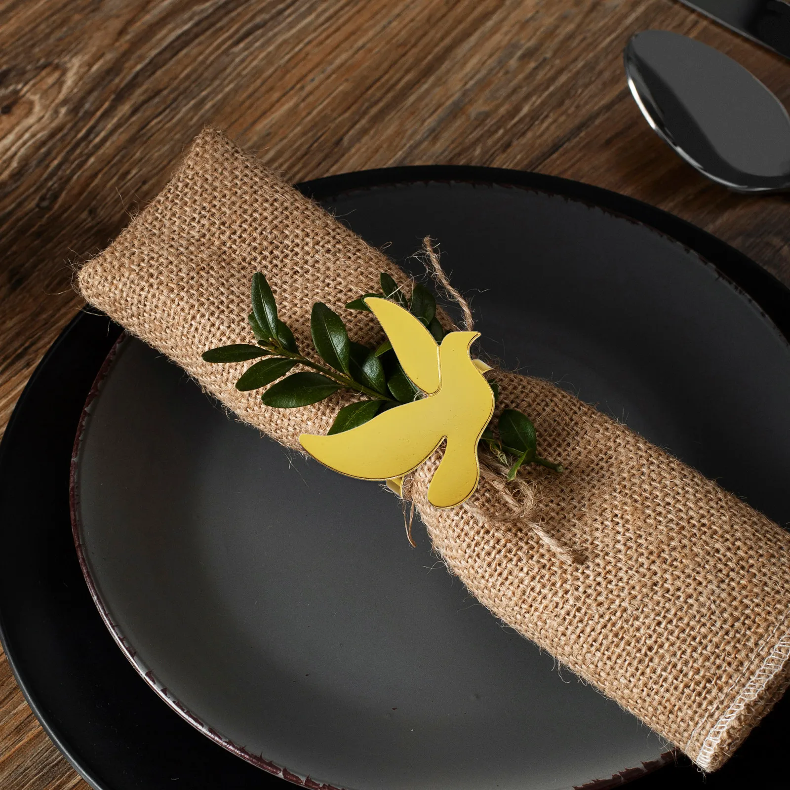 

Декоративные кольца-пряжки для салфеток с крестом для христианских гостей, украшения для обеденного стола, кольца для крещения