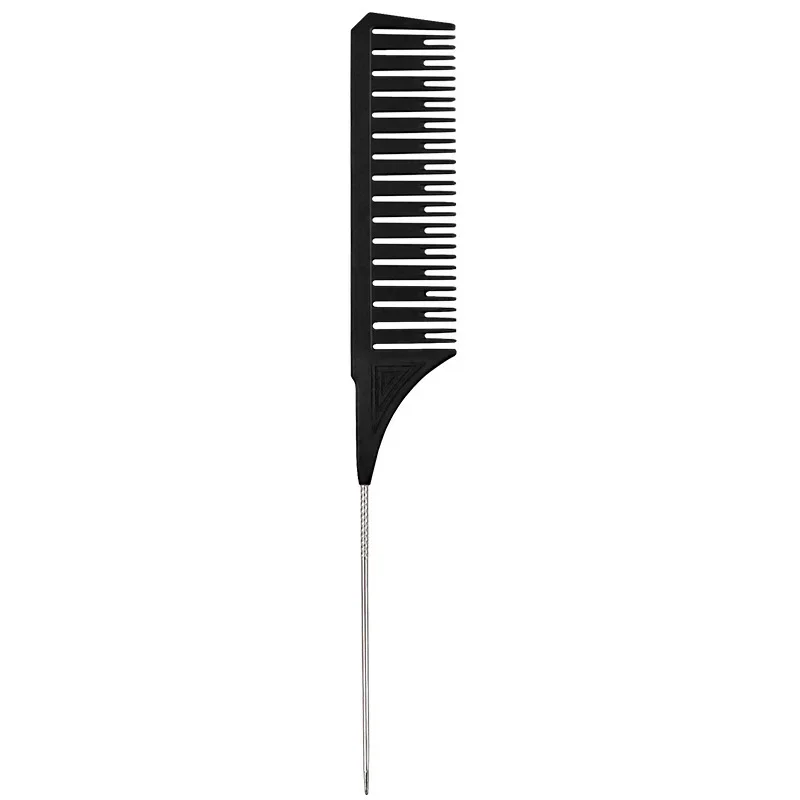 New Highlight Comb Steel Needle Tip-tail Hair Salon Perm Dyed Anti-static Hairdressing Tool