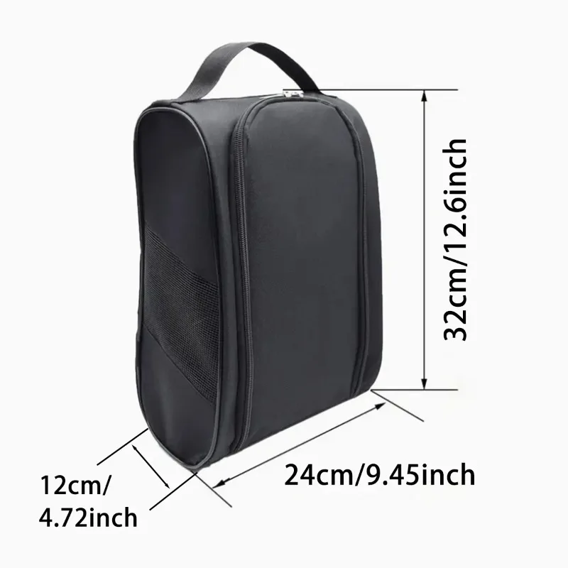 Tragbare Schuhtasche aus Oxford-Gewebe, atmungsaktive, leichte Handtasche, staubdichte Schuhtasche – Detail 3