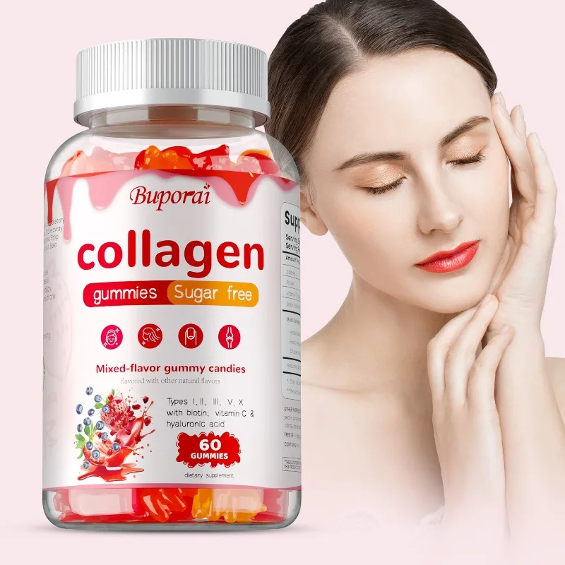 

Multi Collagen Gummies - Supports Healthy Hair, Skin, Nails and Joints, Boosts Immune Function and Maintains Vitality