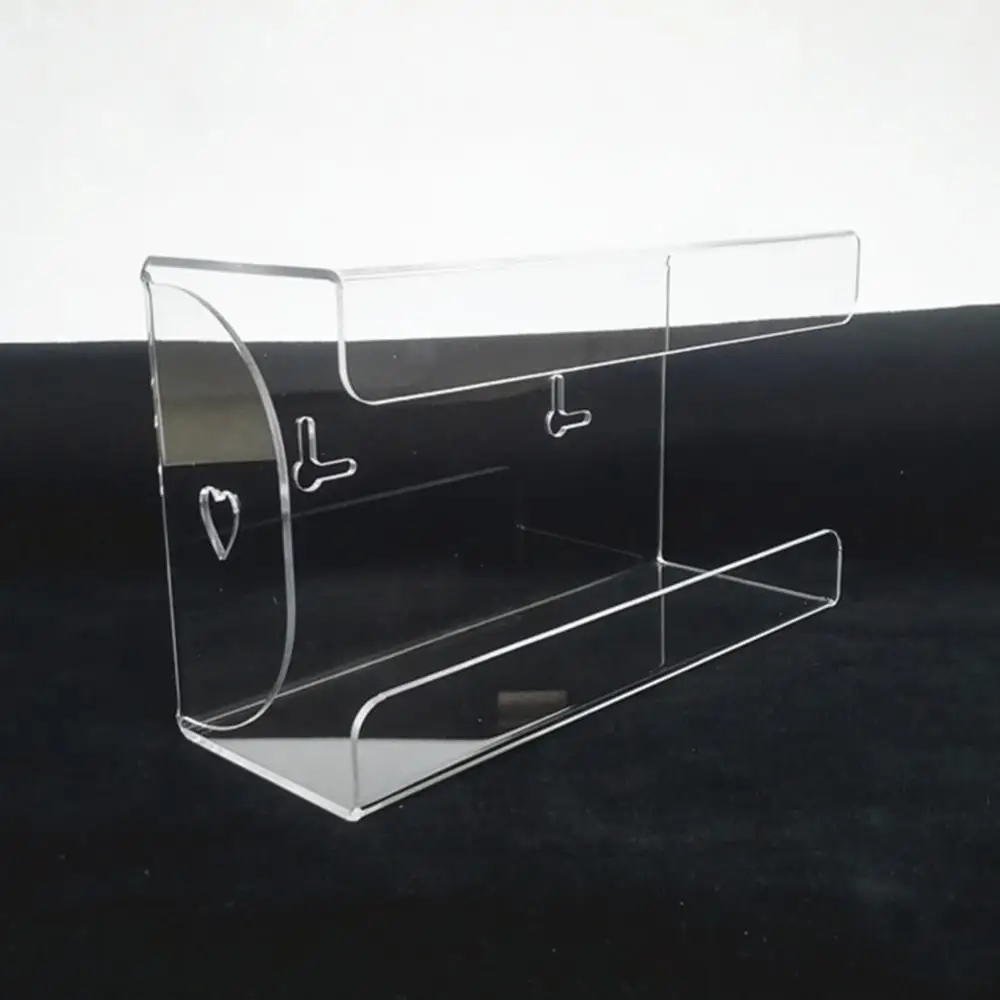 Gloves Storage Box Organizer Kitchen Transparent Acrylic Wall Mounted Disposable