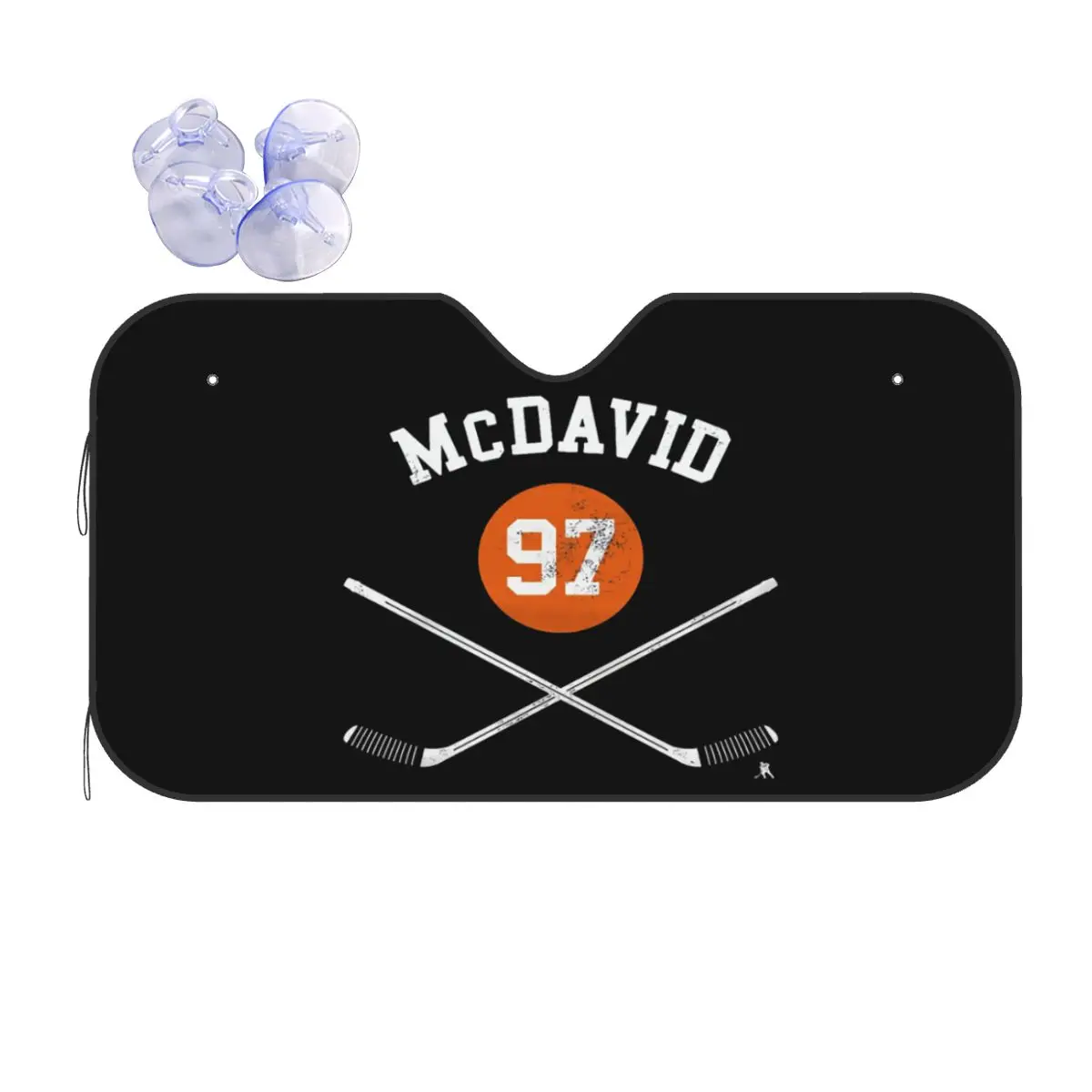 

Connor McDavid 97 For Edmonton Oilers Fans Sunshade Windscreen Car Front Windshield Window Sun Visor Accessories Covers