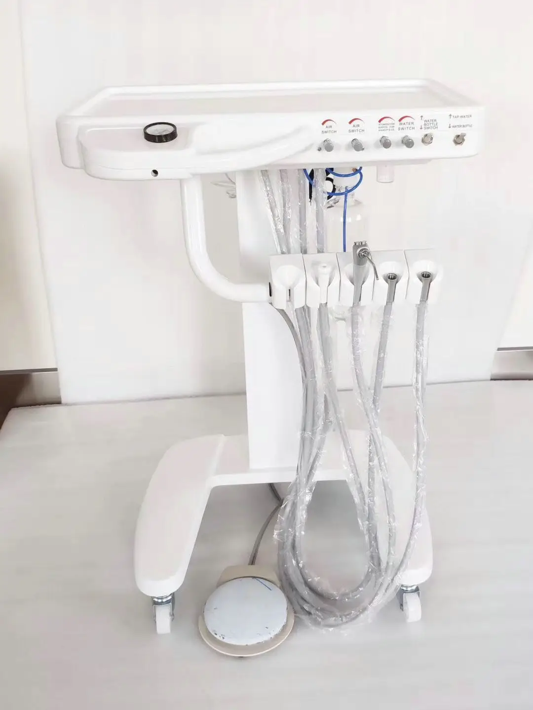 Dental turbine mobile workbench dental simple dental table dental comprehensive machine small cart polishing machine