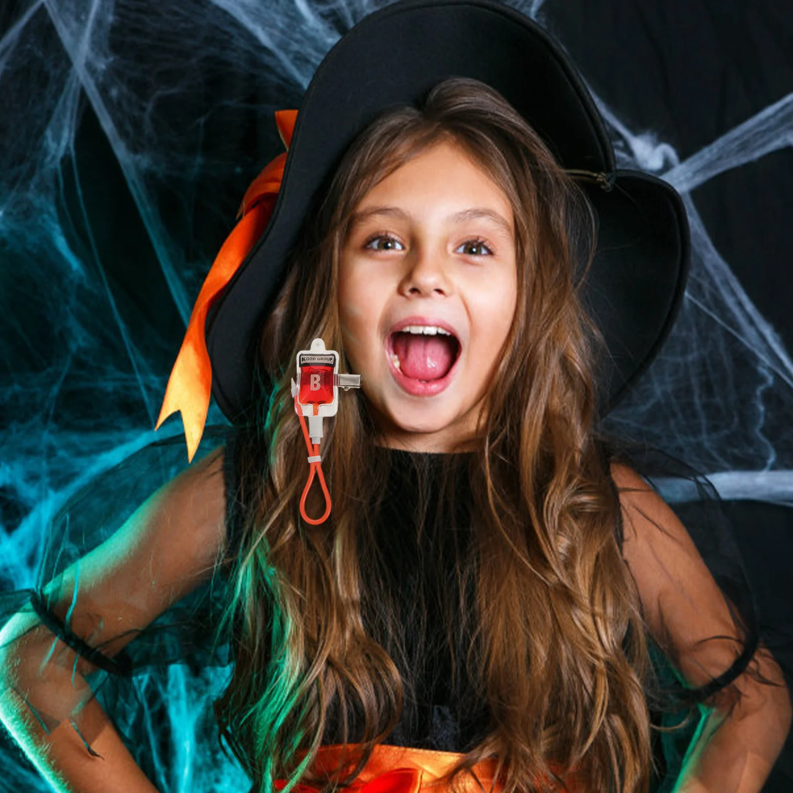 

5pcs Clips For Girls Halloween Hair Accessories Horror Barrettes Festival Party Kids Hairpins Decorative Hair Clips