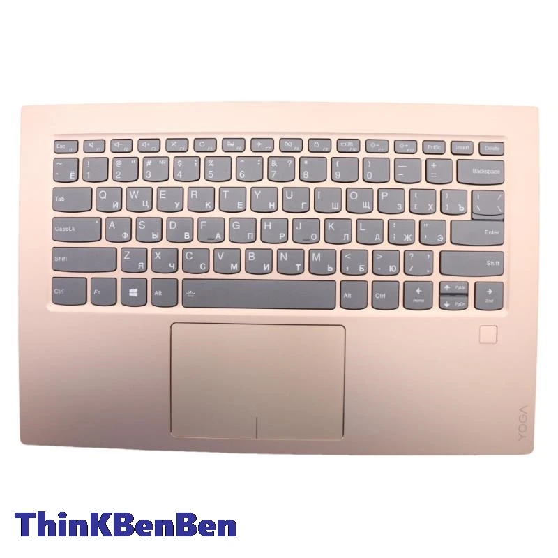 RU Russian Copper Keyboard Upper Case Palmrest Shell Cover For Lenovo Ideapad Yoga 920 13 Flex Pro 13IKB 5CB0Q09656